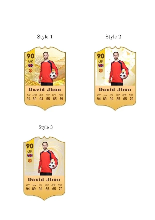 Football Ultimate Team Card with Stand - Image 10